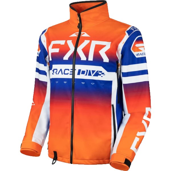 Manteau Cold Cross RR Orange/Bleu