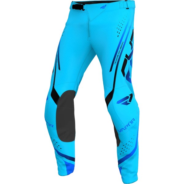 Pantalon de Motocross Ventilé Vapor FXR Bleu Clair côté avant