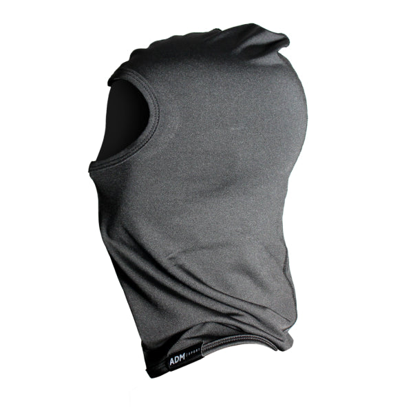 Cagoule en Lycra Noir, de côté