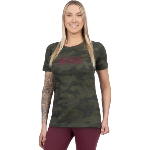 T-Shirt Podium Premium Femme FXR camo