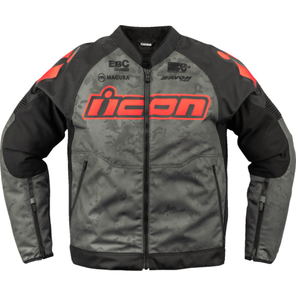 Manteau de Moto Overlord 3 Magnacross Icon camo gris
