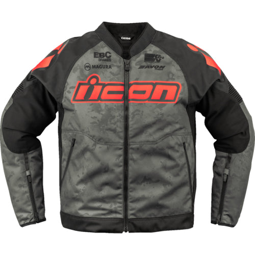 Manteau de Moto Overlord 3 Magnacross Icon camo gris