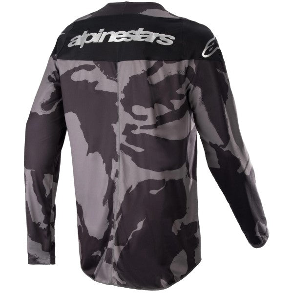 Chandail de Motocross Racer Tactical Alpinestars camo gris, de dos