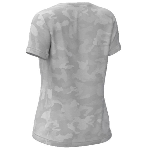 T-Shirt Breezy UPF Femme FXR camo gris, de dos