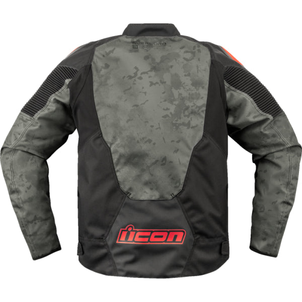Manteau de Moto Overlord 3 Magnacross Icon camo gris, de dos