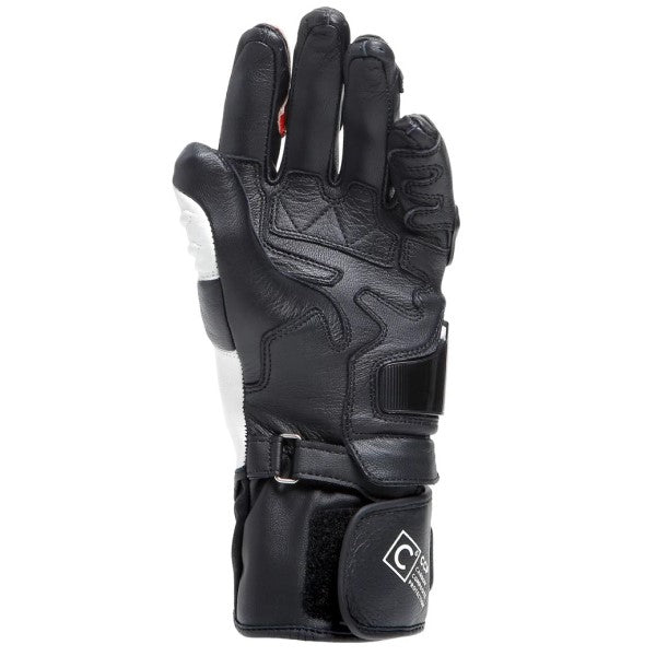 Gants de Moto Carbon 4 Long Femme rouge intérieur