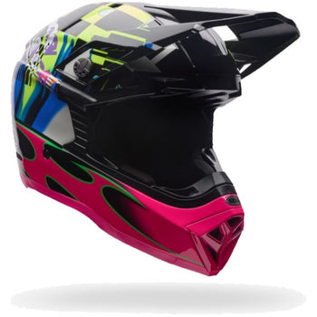 Casque de Motocross Moto-10 Synchro Multicolore incliné de face