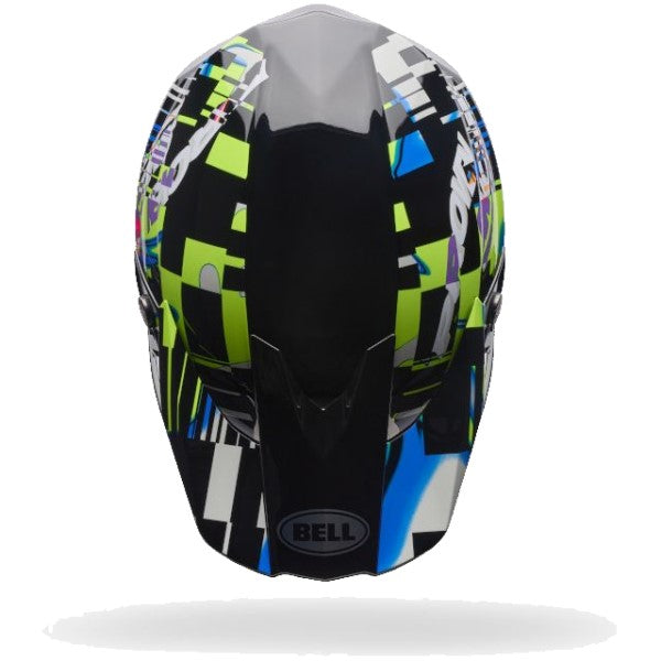 Casque de Motocross Moto-10 Synchro Multicolore de dessus