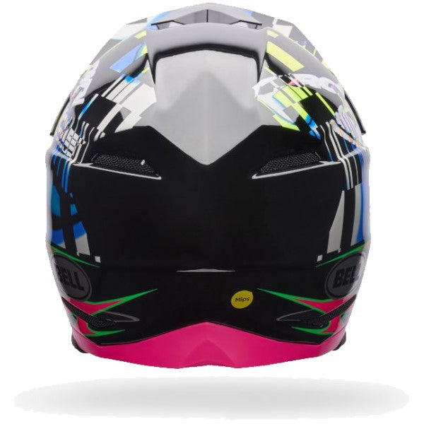 Casque de Motocross Moto-10 Synchro Multicolore de dos