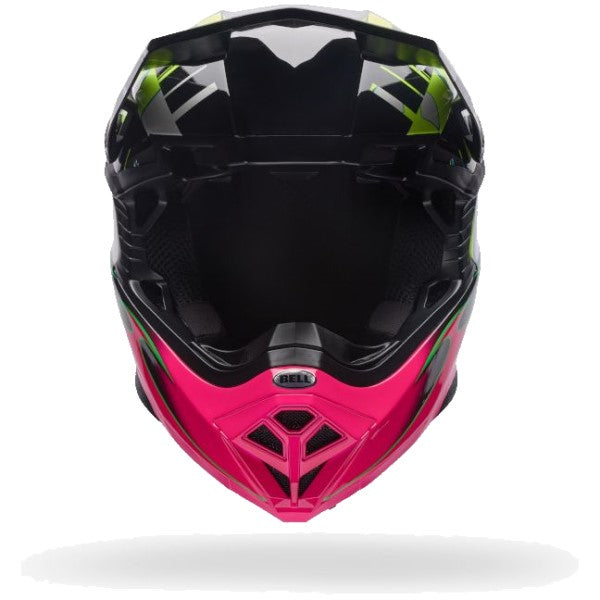 Casque de Motocross Moto-10 Synchro Multicolore de face
