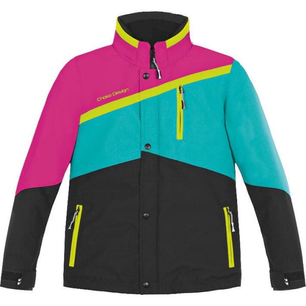 Ensemble de Motoneige Gravity Enfant Bleu/Rose, de face