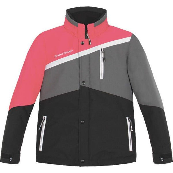 Ensemble de Motoneige Gravity Enfant  Gris/Rose, de face