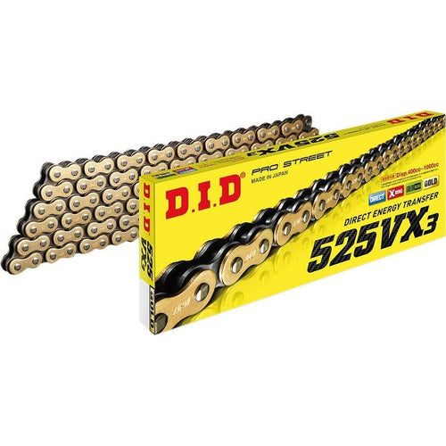Motorcycle Chain 525VX3 Pro-Street X-Ring