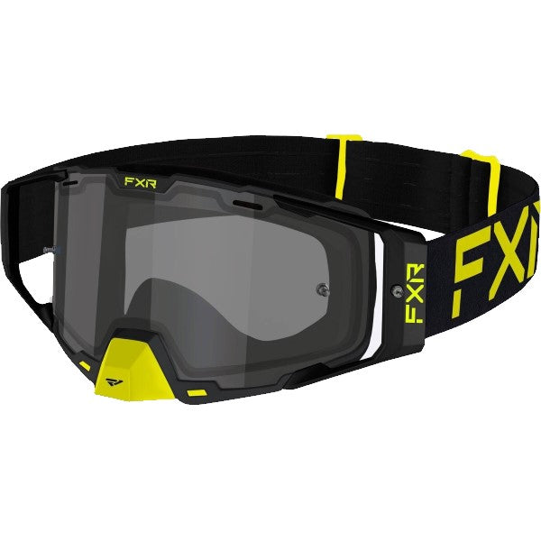 Lunettes de Motocross Combat FXR Noir/Jaune