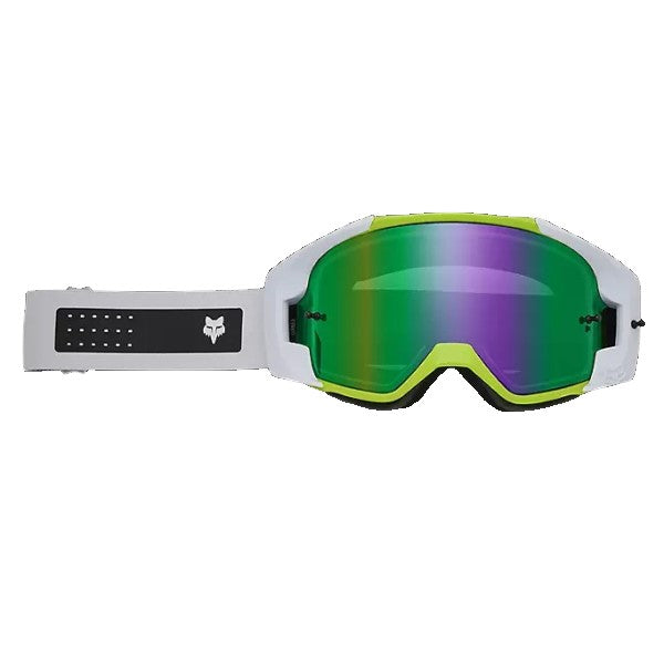 Lunettes de Motocross Vue Vivid Édition Limitée 50ème Blanc/Vert de face