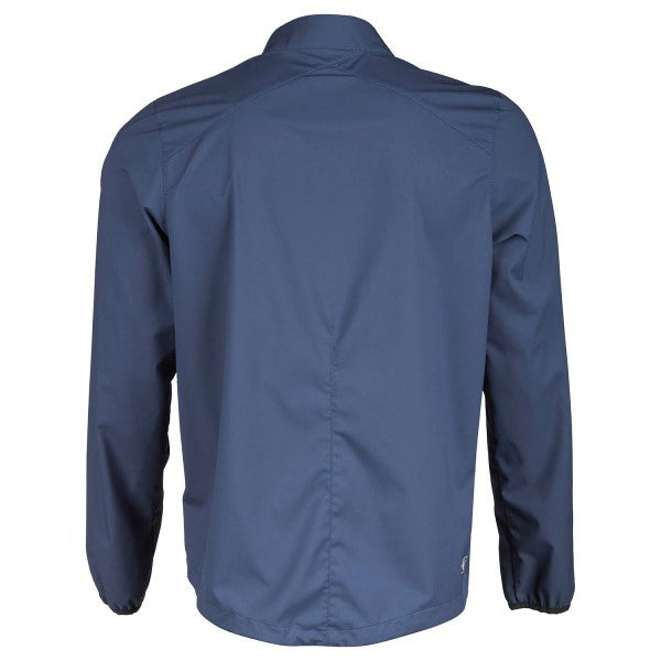 Manteau de Moto Coupe-Vent Zephyr Bleu, Dos