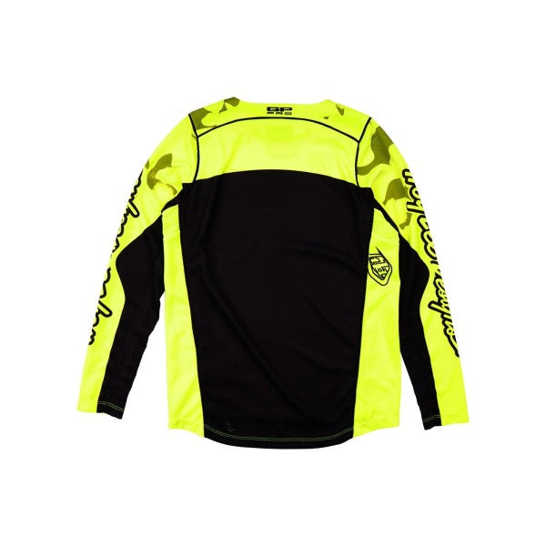 Chandail de Motocross Gp pro Blotted Bright Junior Haute-Visibilité/Noir, Dos