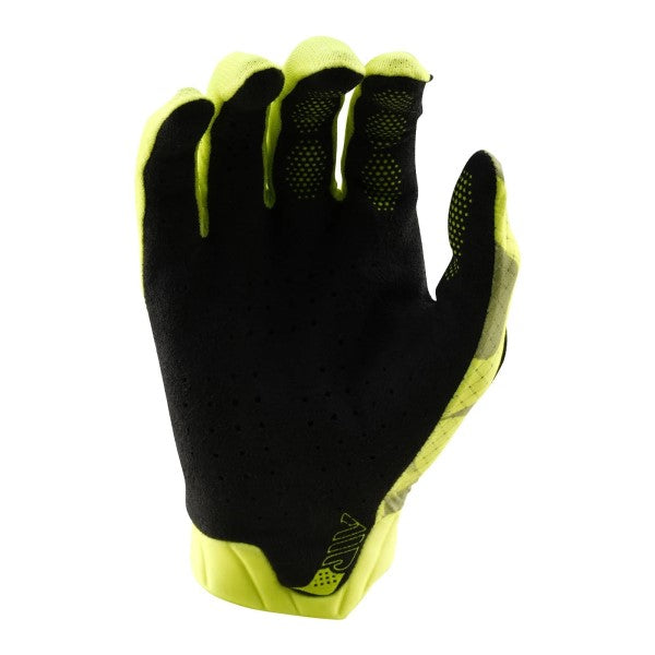 Gants de Motocross Air Blotted Junior jaune, Paume