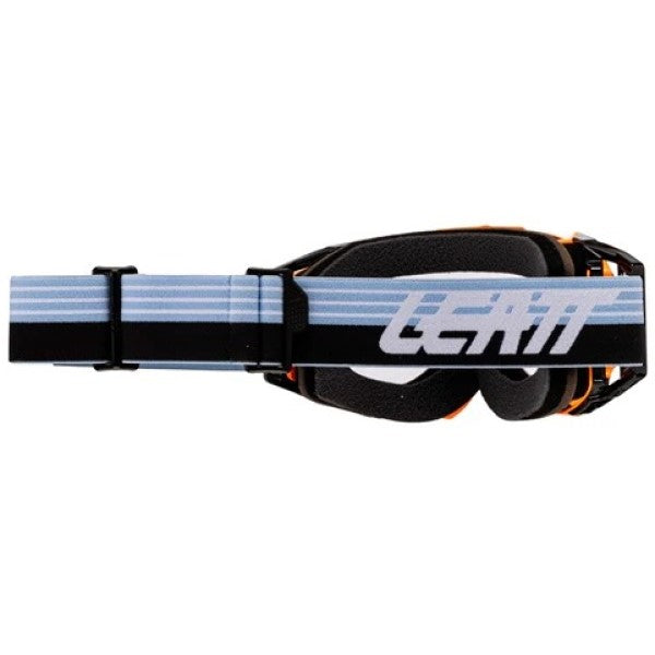 Lunette de Motocross Velocity 5.5 Cryztal  Bleu/Orange, arrière