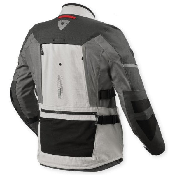 Manteau de Moto Sand 5 H2O Argent, Dos