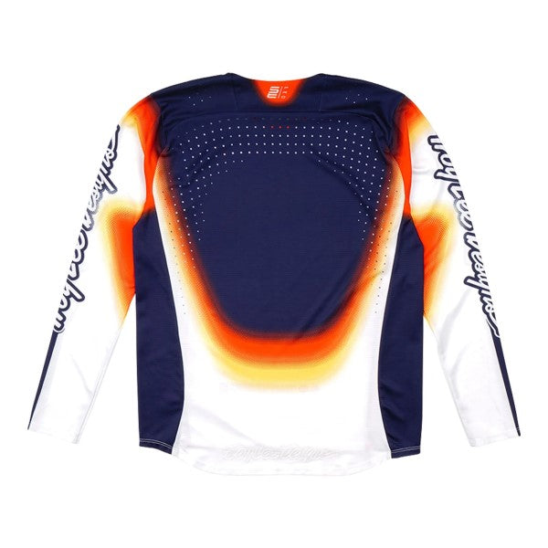Chandail de Motocross SE Pro Array Junior Blanc/Bleu, Dos