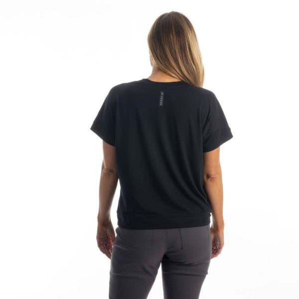 T-Shirt Sky Pond Femme Noir, Dos