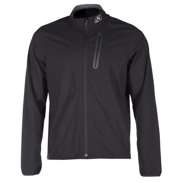 Manteau de Moto Coupe-Vent Zephyr Noir, de face