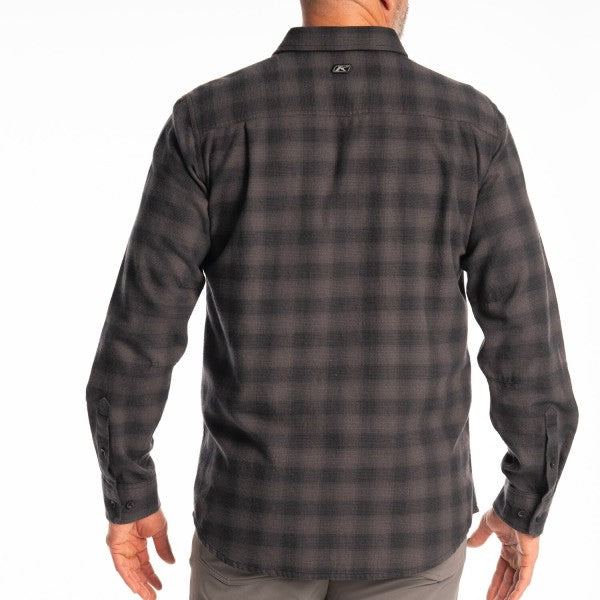Chemise Table Rock Midweight en Flanelle Noir, Dos