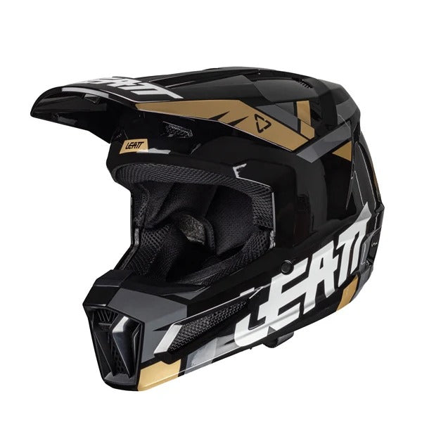 Casque de Motocross 2.5 V25 Noir, côté gauche