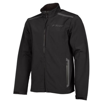 Manteau Delta Klim noir, de face