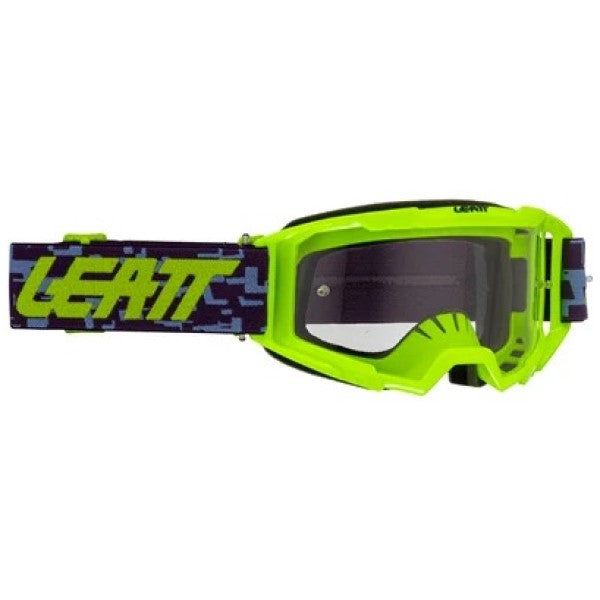 Lunette de Motocross Vizion 3.5 Iriz Noir/Vert