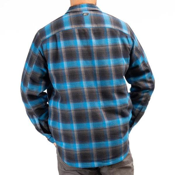 Chemise Bridger Fleece Lined Flannel bleu, de dos