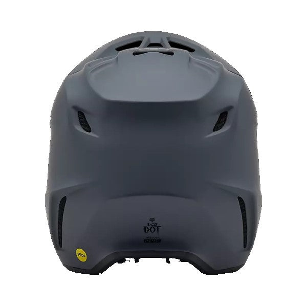 Casque de Motocross V3 Solid Graphite Derrière