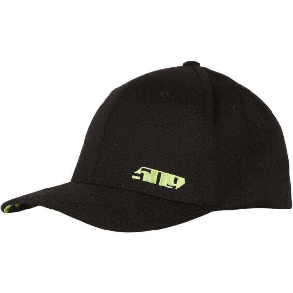 Casquette Curved Brim CVT Noir/Camo, incliné de face