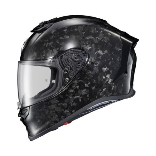 Casque Intégral de Moto EXO-R1 AIR Onyx Carbone Noir, côté gauche