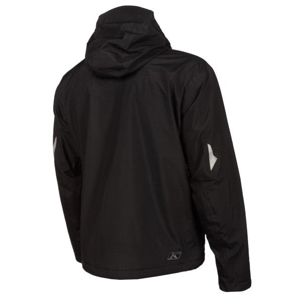 Manteau Enduro Stow Away noir, de dos