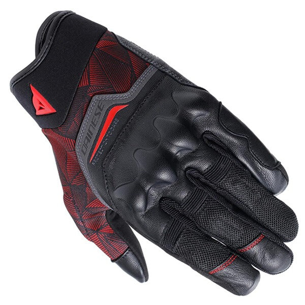 Gants de Moto Ermex Noir/Rouge 