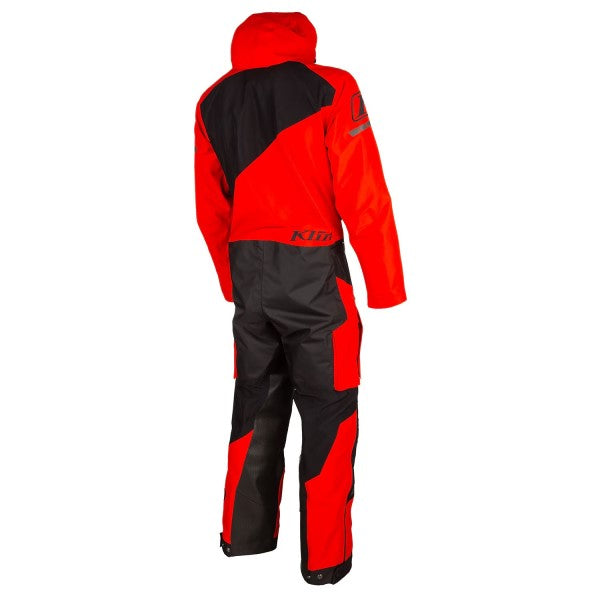 Ensemble de Motoneige Scout rouge noir, de dos