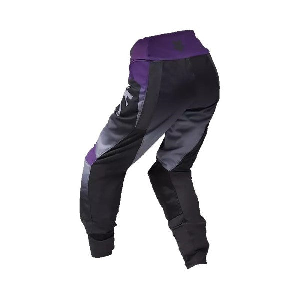 Pantalon de motocross 180 Lean Femme Noir Mauve, arrière