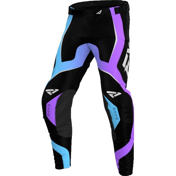 Pantalon de Motocross Revo Junior  Noir Mauve 