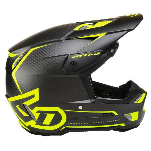 Casque de Motocross ATR-3 Nova Carbone Noir Jaune