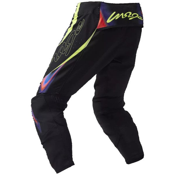 Pantalon de Motocross Flexair Energy Fox noir, de dos