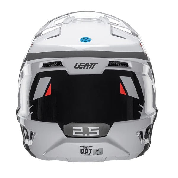 Casque de Motocross 2.5 V25 Gris, Dos
