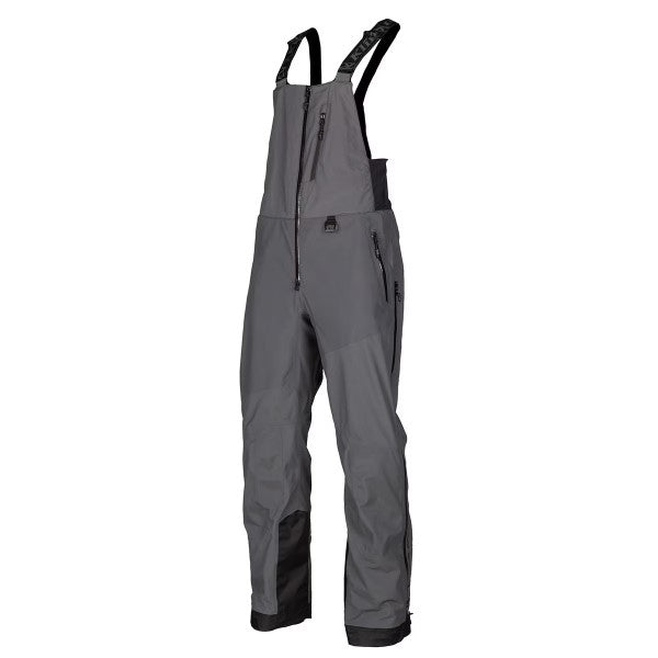 Pantalon de Motoneige Storm BIB gris, de face