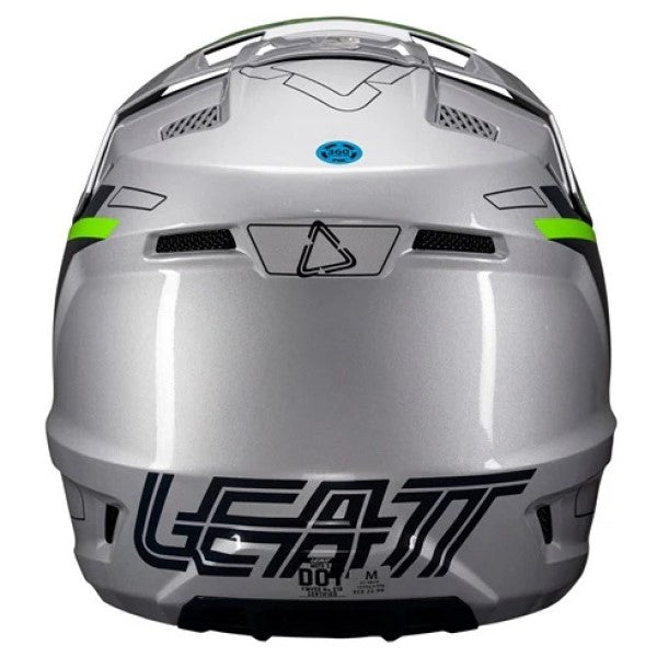 Casque de Motocross 3.5 V25 avec Lunettes Gris, Dos