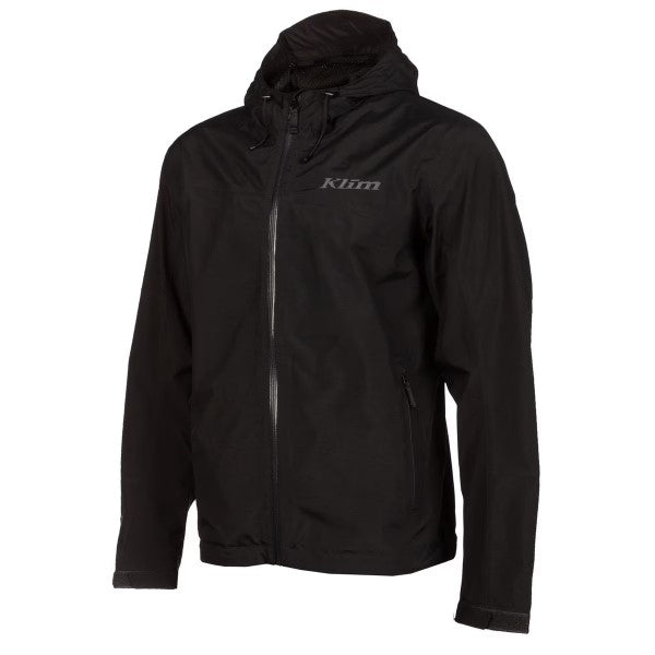 Manteau Enduro Stow Away noir, de face