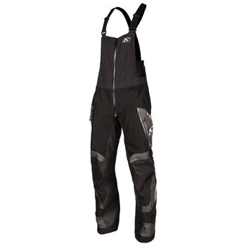 Pantalon de Motoneige Havok BIB noir, de face Klim