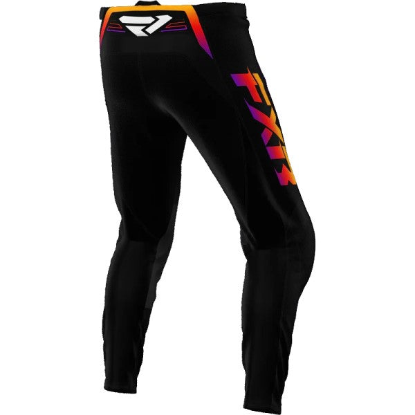 Pantalon de Motocross Clutch Junior  Noir/Orange Derrière