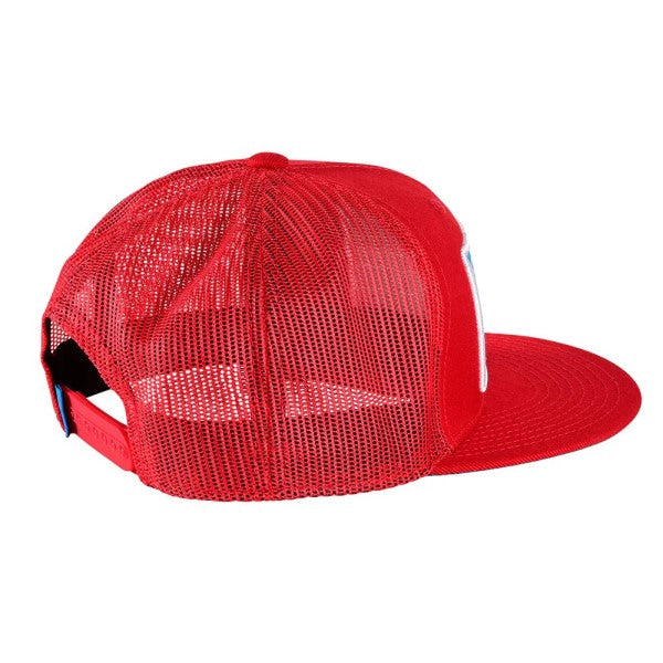 Casquette TLD GasGas Team Stock Rouge, arrière