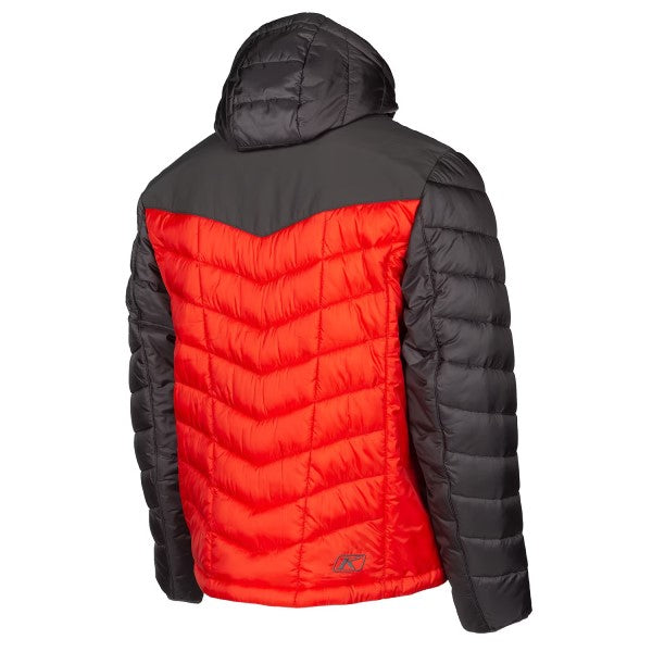 Manteau de Motoneige Torque rouge noir, de dos